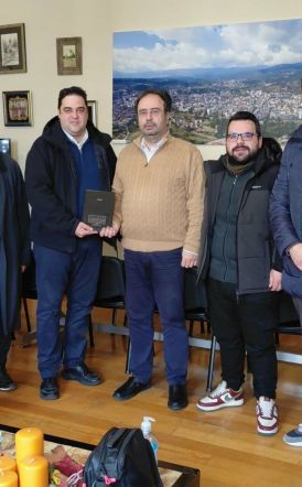 Εθιμοτυπική συνάντηση  του Δημάρχου Βέροιας με τον  Σύλλογο Ζαχαροπλαστών Ημαθίας