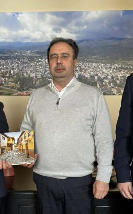 Συνάντηση του Δημάρχου Βέροιας με τη νέα Γενική Αστυνομική Διευθύντρια Κεντρικής Μακεδονίας και τον Αστυνομικό Διευθυντή Ημαθίας