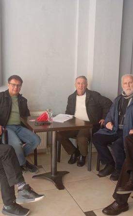 Συνάντηση εκπροσώπων της Ομάδας Δράσεων Ενεργών Πολιτών Δήμου Αλεξάνδρειας με τον Περιφερειακό Σύμβουλο Πέλλας Φώτη Χατζόγλου για τον Προαστιακό