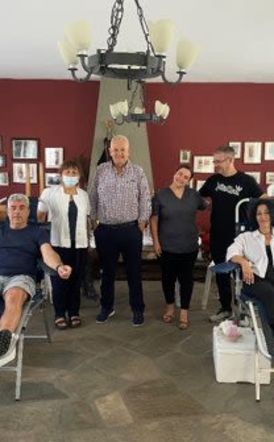 Η ΠΑΡΑΔΟΣΗ  ΑΙΜΟΔΟΣΙΑΣ ΣΤΟ ΞΗΡΟΛΙΒΑΔΟ