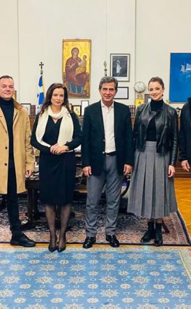 Σε ευρεία συνάντηση και συζήτηση για τον Πολιτισμό  της Μακεδονίας και της Θράκης, συμμετείχε η Ιφιγένεια Βλαχογιάννη