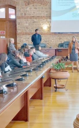 Μαθητές του ΕΠΑΛ Βέροιας επισκέφθηκαν το Δημαρχείο