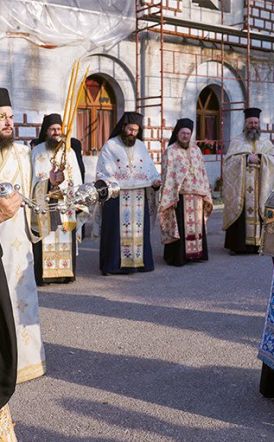 Η Παναγία Δοβρά Βεροίας υποδέχτηκε την Κάρα του Αγίου Σιλουανού