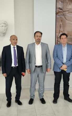 Την Βεργίνα και το Μουσείο των Αιγών επισκέφθηκαν  Αιγύπτιοι αξιωματούχοι - Συνάντηση με τον Δήμαρχο Βέροιας