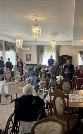 Χαιρετισμοί της Θεοτόκου  στο Γηροκομείο Βέροιας