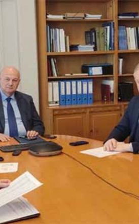 Ευρεία σύσκεψη στο ΥΠΑΑΤ για την αντιμετώπιση του παγετού σε περιοχές της χώρας και στην Ημαθία