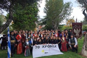 Η Εύξεινος Λέσχη Βέροιας συμμετείχε με όλα τα τμήματα της στην παρέλαση