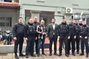 Τ. Μπαρτζώκας: Υποδοχή Αστυνομικών της νέας Ομάδας Πρόληψης στην Αλεξάνδρεια