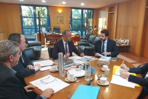 Ο Μπαρτζώκας με Σταϊκούρα για τα μεγάλα αρδευτικά έργα “Βεργίνας - Μελίκης - Αιγινίου