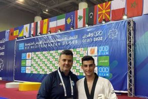Χάλκινο μετάλλιο κατέκτησε ο Χαμαλίδης Κωνσταντίνος στους Mεσογειακούς Αγώνες του Οράν στην Αλγερία 