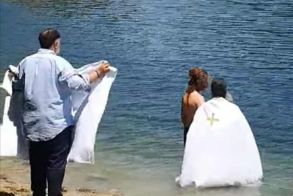 Βάπτιση στα νερά του Αλιάκμονα!