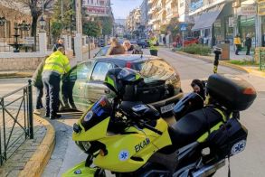 Τροχαίο στο κέντρο της Βέροιας προκάλεσε πρωινό μποτιλιάρισμα