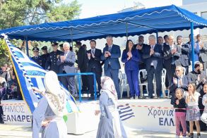 Στον εορτασμό της 25ης Μαρτίου στην Αλεξάνδρεια, ως εκπρόσωπος της Βουλής, ο Τάσος Μπαρτζώκας