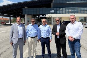 Επίσκεψη του Υφυπουργού Ανάπτυξης Λ. Τσαβδαρίδη στον Μεθοριακό Σταθμό και στο Τελωνείο Νίκης στη Φλώρινας