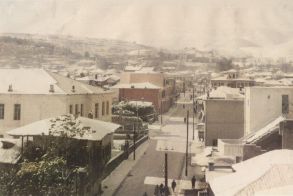 ΜεΜιαΜατια Βέροια, οδός Μητροπόλεως, χιονισμένη