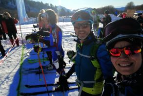 ΕΟΣ Νάουσας Ο Γιώργος Καισαρίδης και η Σοφία Τρεμπελή πρώτοι σε αγώνα  ορειβατικού σκι στην Βασιλίτσα 