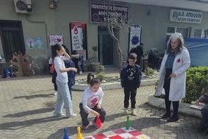 Το Δημοτικό Σχολείο Αγίου Γεωργίου στηρίζει την εθελοντική αιμοδοσία  και την Τράπεζα Αίματος του Πολιτιστικού Συλλόγου
