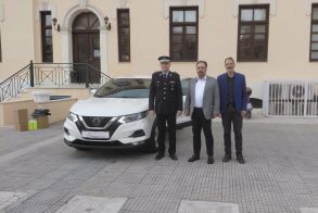 Όχημα προς ενίσχυση της αστυνόμευσης, δώρισε  ο Δήμος Βέροιας στη Διεύθυνση Αστυνομίας Ημαθίας