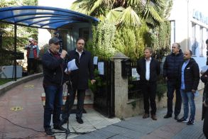 Απεργιακή συγκέντρωση εργαζομένων της ΔΕΥΑΒ ενάντια στην ιδιωτικοποίηση του νερού (φωτο)