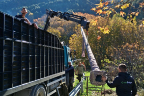Φωτοβολταϊκές κολώνες στις εισόδους  των Ριζωμάτων