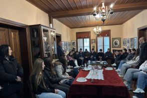 Επίσκεψη της Γ1 τάξης του 6ου Γυμνασίου Βέροιας στον Σύλλογο Βλάχων