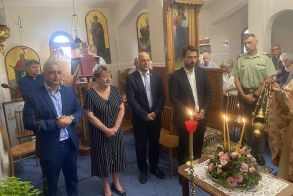 Η εορτή της  Υψώσεως  του Τιμίου Σταυρού  στο Γηροκομείο Βέροιας