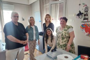 Επίσκεψη της Rita Conrads Mengewein  και του Νίκου Παπαδόπουλου  στην Πρωτοβουλία για το Παιδί