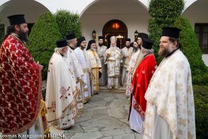 Ο Εσπερινός της Αγάπης στην Μονή του Τιμίου Προδρόμου Ναούσης