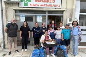Επίσκεψη των  «Παιδιών της Άνοιξης”  στο Κοινωνικό Φαρμακείο του Δήμου Αλεξάνδρειας