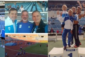 Διακρίσεις των αθλητών του ΣΕΒΑΣ Νάουσας στο 31ο Βαλκανικό Πρωτάθλημα Στίβου Βετεράνων Αθλητών