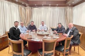 Συνάντηση του Διοικητή της Ελεγχόμενης Δομής Προσωρινής Φιλοξενίας Αιτούντων Άσυλο Βέροιας με τον Πρόεδρο και την Διοικητική Επιτροπή του Επιμελητηρίου Ημαθίας