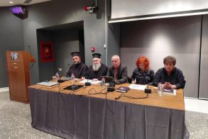 Στην Κοβεντάρειο Δημοτική Βιβλιοθήκη Κοζάνης Παρουσιάστηκε με επιτυχία το βιβλίο της Δρ. Παρασκευής Παυλίδου  για τον Μητροπολίτη Διονύσιο Ψαριανό