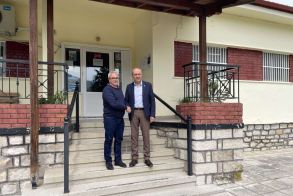 Επίσκεψη του βουλευτή της Νέας Δημοκρατίας της Β’ Περιφέρειας Θεσσαλονίκης  Καράογλου Θεόδωρου, στην Ελεγχόμενη Δομή Προσωρινής Φιλοξενίας Αιτούντων Άσυλο Βέροιας.