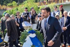 Ο Τάσος Μπαρτζώκας στις εκδηλώσεις μνήμης για το Ολοκαύτωμα της Ηρωικής Πόλης της Νάουσας -«Η θυσία της Νάουσας είναι διαρκής υπενθύμιση ευθύνης για όλους μας»