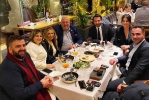 Με τον Πρόεδρο της ΔΕΕΠ Ημαθίας, τους Προέδρους ΔΗΜΤΟ και Λύκειο Ελληνίδων Βέροιας, ο Τάσος Μπαρτζώκας στην Αθήνα