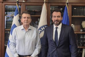 Συνάντηση Τάσου Μπαρτζώκα με τον Υπουργό Προστασίας του Πολίτη, Μιχάλη Χρυσοχοΐδη, για την ίδρυση Τμήματος Τροχαίας Αυτοκινητοδρόμων στην Ημαθία