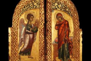 ‘’Ένα έκθεμα - Μια ιστορία’’ Ξυλόγλυπτο βημόθυρο με παράσταση του Ευαγγελισμού της Θεοτόκου από το Βυζαντινό Μουσείο Βέροιας