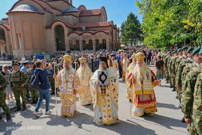 Πολυαρχιερατικό Συλλείτουργο Κοιμήσεως της Θεοτόκου στην Παναγία Σουμελά στο Βέρμιο