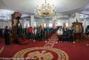 Ο Αργολίδος Νεκτάριος στον Άγιο Λουκά της Παναγίας Δοβρά