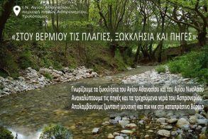 ΥΠΟΥΡΓΕΙΟ ΠΟΛΙΤΙΣΜΟΥ ΕΦΟΡΕΙΑ ΑΡΧΑΙΟΤΗΤΩΝ ΗΜΑΘΙΑΣ ΠΡΟΣΚΛΗΣΗ Σάββατο, 24 Μαΐου 2025 | Ώρα: 17:00 Πράσινες Πολιτιστικές Διαδρομές 2025  «Στου Βερμίου τις πλαγιές, ξωκκλήσια και πηγές»   Σημείο συνάντησης: Ι.Ν. Αγίου ΑΘανασίου, περιοχή πηγών Ασπρονερίου Τοπικ