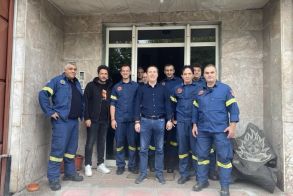 Επίσκεψη Νικόλα Καρανικόλα στην Πυροσβεστική Υπηρεσία Νάουσας