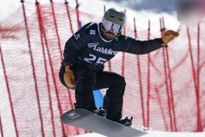 9ος ο Πετράκης στο Snowboard Cross - 10os στο Banked Slalom