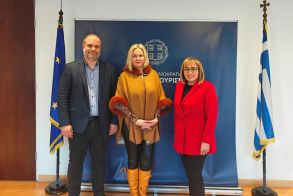 Η αναγνώριση των Ιαματικών Πηγών Αγίου Νικολάου Κοπανού Νάουσας      Στο Επίκεντρο της Συνάντησης του Δημάρχου Νάουσας Νίκου Κουτσογιάννη με τη Γενική Γραμματέα Τουριστικής Πολιτικής και Ανάπτυξης Βασιλική Κουτσούκου