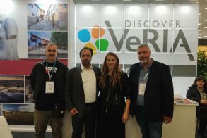 Η Συντονίστρια του Γραφείου του Πρωθυπουργού στο σταντ του Δήμου Βέροιας στην 40η Philoxenia