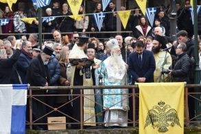 Με λαμπρότητα ο εορτασμός των Θεοφανίων στη Νάουσα και σε ολόκληρο τον Δήμο