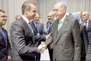 Μητσοτάκης και Ερντογάν  συμφώνησαν να έχει συνέχεια και συνέπεια το θετικό κλίμα