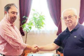 Μετά τον θάνατο του Χρήστου Κεφτέ, ορκίστηκε πρόεδρος Πολυδενδρίου,  ο Ηλίας Μπατσαράς