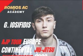 ΑΣ Ρωμιός - Συμμετοχή του Γιώργου Ιωσηφίδη στο AJP Tour Europe Continental Jiu-Jitsu Championship 2023 στις 6 Οκτωβρίου  στην Κωνσταντινούπολη