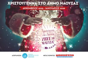 Πλούσιο εορταστικό πρόγραμμα πολιτιστικών εκδηλώσεων στον Δήμο Νάουσας- Μουσική, αφήγηση, εικαστικά και παραδοσιακά έθιμα από 18 έως 23 Δεκεμβρίου