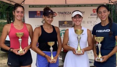 Πρωταθλήτριες στο διεθνές πρωτάθλημα της ITF στα Ιωάννινα Λαζαρίδου και Πήττα